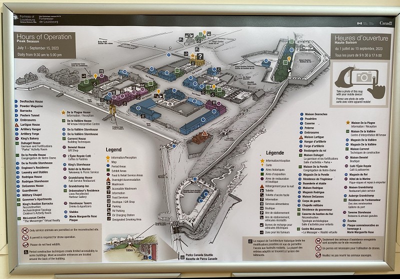 Fort Louisbourg Map